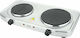 Osio Enamel Countertop Double Burner Inox