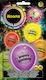 Set 5 Luftballons Latex Bunte mit LEDs 23cm