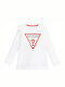 Guess Kids' Blouse Long Sleeve White