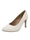 Leather White Heels