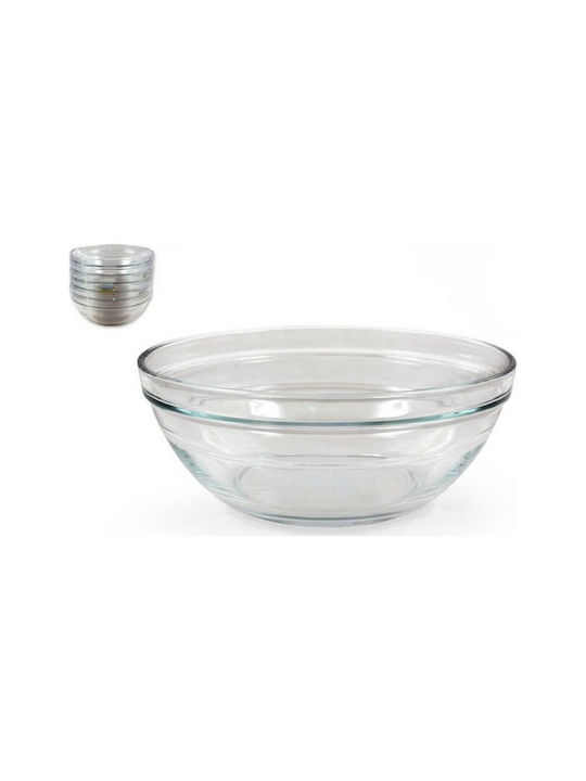 Duralex Glass Salad Bowl Transparent 20x20x8.2cm