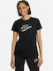 Nike Futura Damen Sport T-Shirt Schwarz