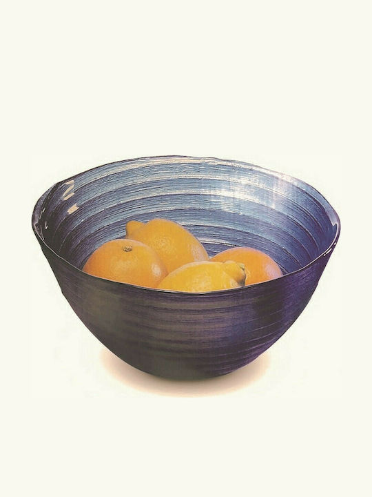 Borgonovo Glass Salad Bowl Silicon 25x25cm