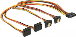 DeLock DeLock 15-Pin SATA III Hard Drive Cable 0.3cm Multicolour DeLock DeLock 15-Pin SATA III Hard Drive Cable 0.3cm Multicolour