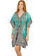 Rima Beachwear Women's Mini Caftan Beachwear Green 627-39