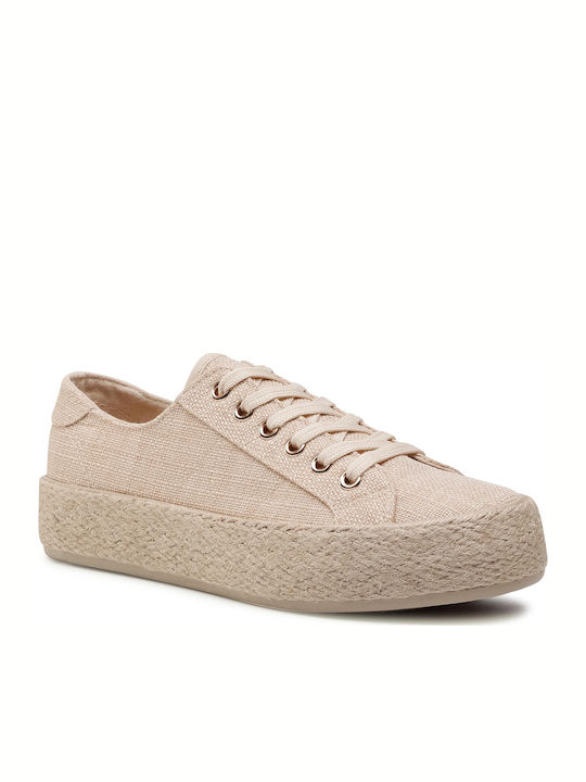 Damen Espadrilles in Beige Farbe
