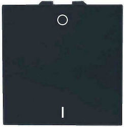 Geyer Recessed Electrical Commands Wall Switch no Frame Basic Black 732505S