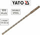 Yato Diamond Drill with SDS Plus Shank for Masonry, Glass and Tiles 6x160mm
