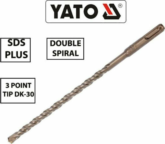 Yato Diamond Drill with SDS Plus Shank for Masonry, Glass and Tiles 6x160mm