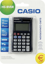 Casio Taschenrechner Herrenuhren 8 Ziffern in Schwarz Farbe