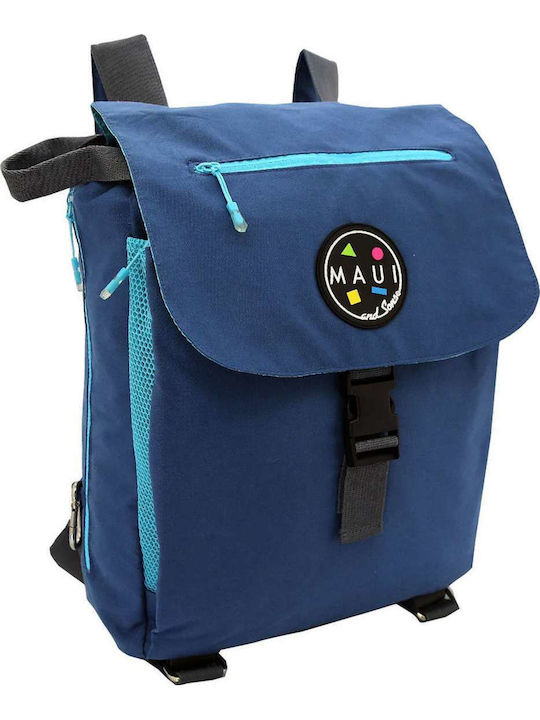 Maui & Sons Stoff Strandtasche Blau