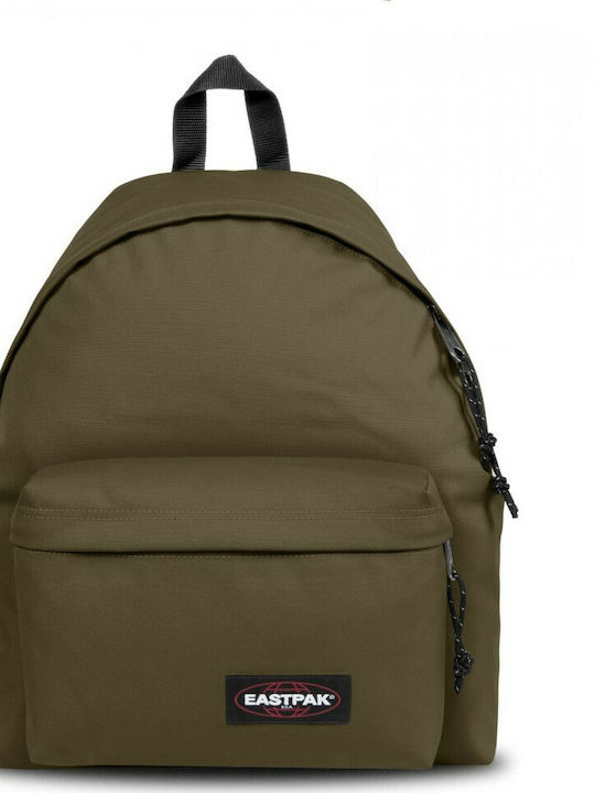 Eastpak Padded Pak'r Army Olive Σχολική Τσάντα Πλάτης Γυμνασίου - Λυκείου σε Μαύρο χρώμα 24lt 2021