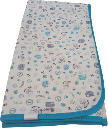 Kuscheldecke Blau 96x100cm.