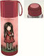 Santoro Kids Stainless Steel Water Bottle A Single Rose Fuchsia 350ml