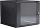 Adastra Rc6u600 Επιτοίχια Καμπίνα Rack 6U 60x60x36.7cm Μαύρο