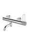 Ravenna Dolcedo Cement 2 Mixing Bathtub Shower Faucet Silver