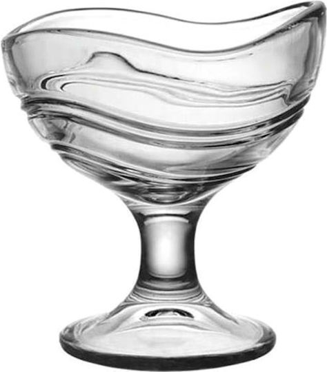 Homestyle Pollo Eisschüssel Rund Glas Transparent mit Durchmesser 12cm 4Stück Homestyle Pollo Eisschüssel Rund Glas Transparent mit Durchmesser 12cm 4Stück
