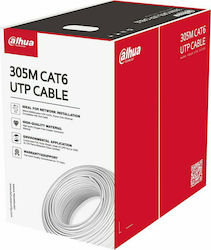 Dahua PFM920I-6UN-C U/UTP Cat.6 Καλώδιο Ethernet 305m Γκρι