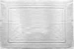 e-Linothiki Ξενοδοχειακό Πατάκι Μπάνιου Λευκό 50x75εκ. με Βάρος 700gsm