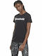 Reebok Damen Sportlich T-shirt Schwarz