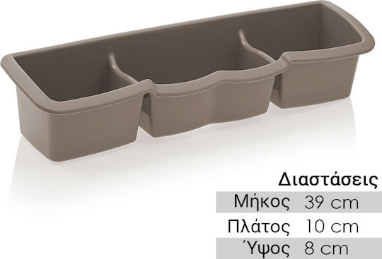 Plastic Tool Bin Organiser W39xD10xH8cm