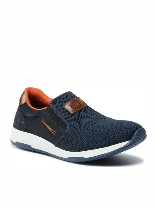 Men's Anatomic Leather Casual Shoes Blue