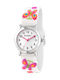 Kikou Kids Analog Watch with Rubber/Plastic Strap White