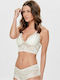 Only Women's Bralette Bra White