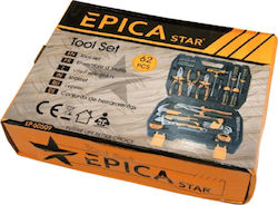Epica Star EP-60509 Valiză Cu 62 De Scule