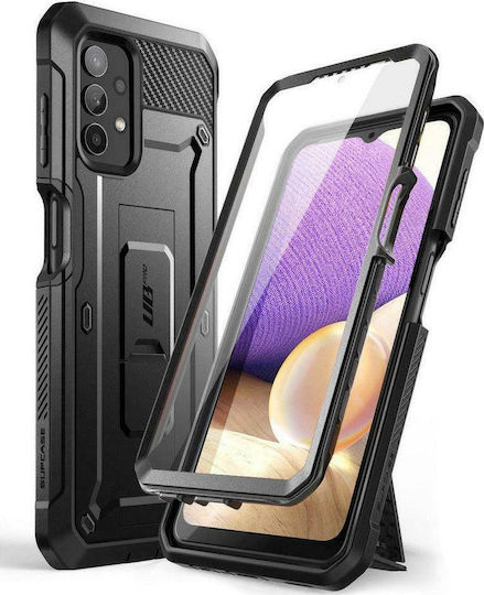 Supcase Unicorn Beetle Pro 360 Full Cover Plastic 0.1mm Set with Glass Black (Galaxy A32 5G)