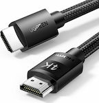 Ugreen HD119 HDMI 2.0 împletitură Cablu HDMI de sex masculin - HDMI de sex masculin 2m Negru