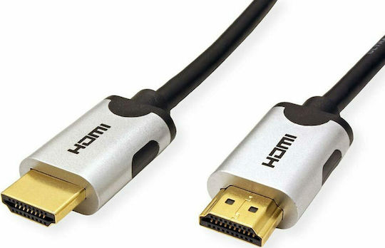 Value HDMI 2.1 Ultra High Speed 48Gbps 4K 120Hz HDR VRR Cable HDMI Male - HDMI Male 2m Black