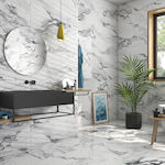 Ravenna Valeria Kitchen Wall / Bathroom Gloss Ceramic Tile 100x33.3cm Plata & Rlv