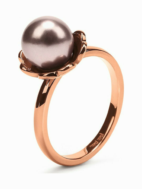 Folli Follie Ring made of Steel Gold Plated