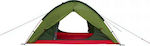 High Peak Woodpecker 3 LW Cort Camping Igloo Verde cu Dublu Strat 4 Sezoane pentru 3 Persoane 220x190x110cm