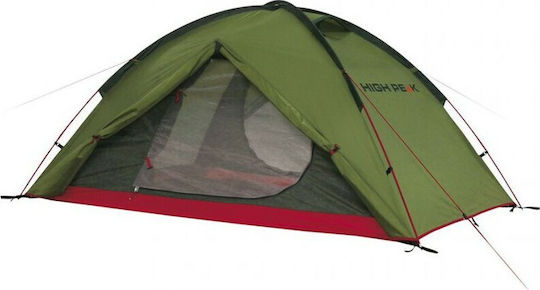 High Peak Woodpecker 3 LW Camping Tent Igloo Mountaineering Green with Double Cloth 4 Seasons for 3 People Waterproof 3000mm 220x190x110cm