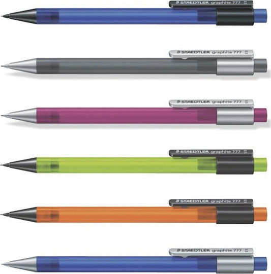 Staedtler Graphite 777 Μηχανικό Μολύβι 0.5mm με Γόμα 1τμχ (Διάφορα Χρώματα)