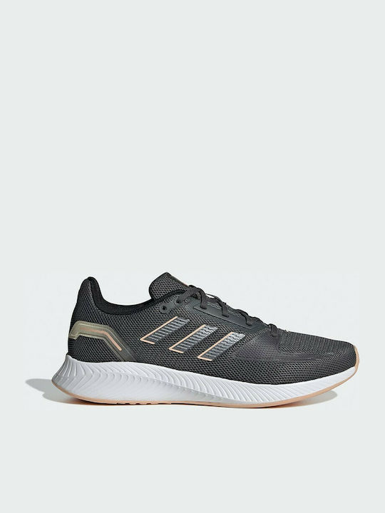 Adidas Run Falcon 2.0 Γυναικεία Αθλητικά Παπούτσια Running Grey Six / Iron Metallic / Solar Red