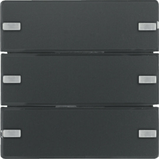 Hager Knopf Controller Q.1/Q.3/Q.7 -> Q.1/Q.3/Q.7 in Schwarz Farbe 80143326