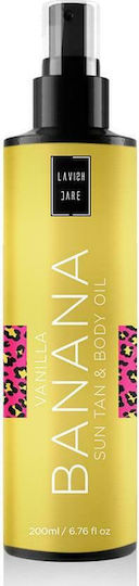 Lavish Care Sun Tan Vanilla Banana Λάδι Μαυρίσματος Σώματος σε Spray 200ml