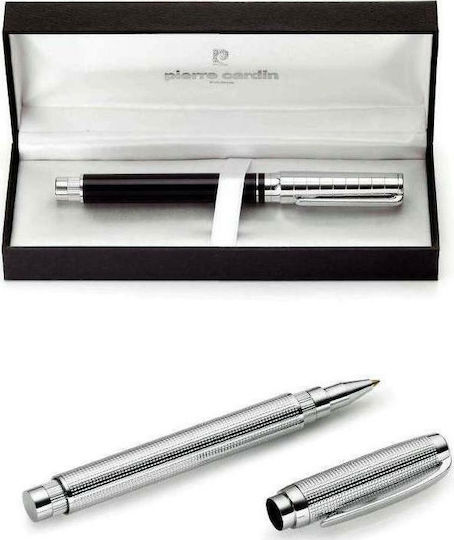 Pierre Cardin Pen Set Rollerball Black in a case with Magnetic Cap