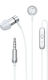 Remax RM-630 In-ear Handsfree με Βύσμα 3.5mm Ασημί