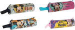 Diakakis Mickie/Minnie Pencil Case Barrel with 1 Compartment Various Designs/Colours