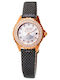 Folli Follie Damen Uhr mit Schwarz Lederarmband