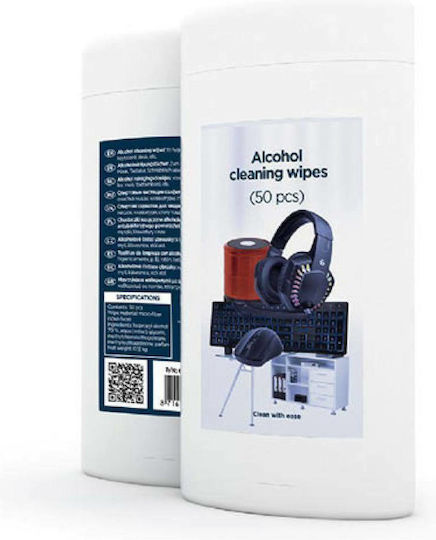Gembird Office Cleaning Accessories Cleaning Wipes 50 Pieces