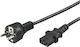 Goobay Schuko - IEC C13 Cable 2m Μαύρο 50098
