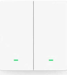 Gosund SW9 Вграден Стенен ключ Wi-Fi Осветление Двойна с рамка Бял