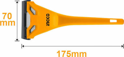 Ingco Scraper Tool with Plastic Handle Suitable for Windows 70mm