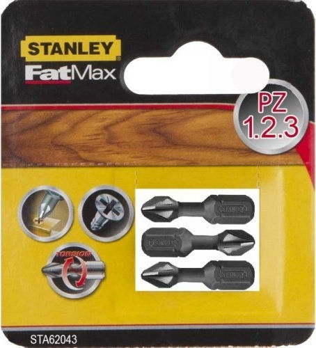 Stanley Σετ 3 Μύτες Κατσαβιδιού Αστέρι FatMax