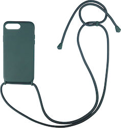 Sonique Carryhang Liquid Umschlag Rückseite Silikon 0.5mm Grün (iPhone 8/7 Plus)